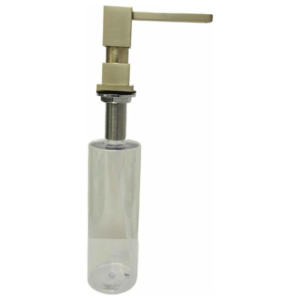 Дозатор встраиваемый Grocenberg AC0033MG, матовое золото