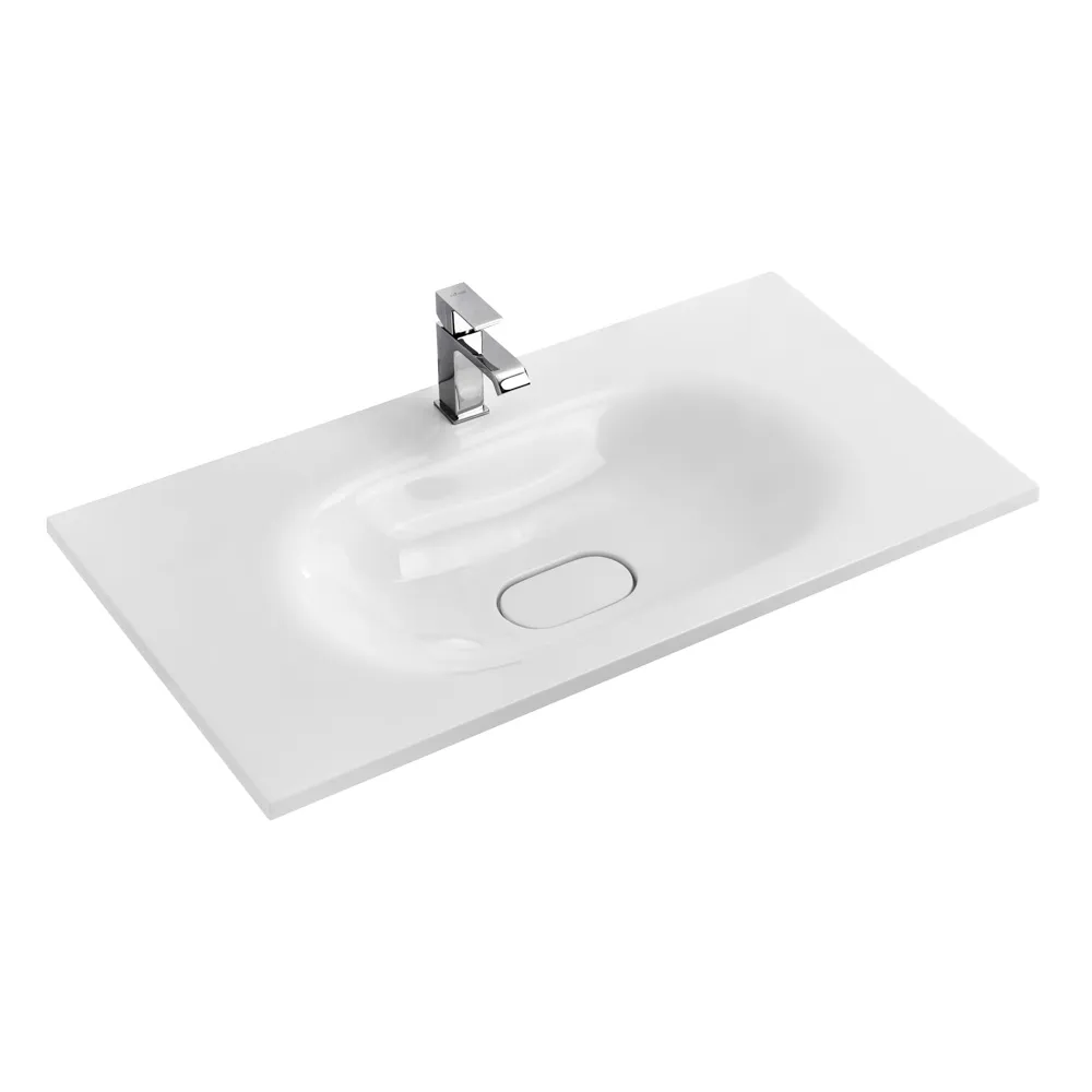 Раковина из искусственного мрамора Cezares Eco 1200х480х155 (CZR-750/480-LV-MR-ECO)