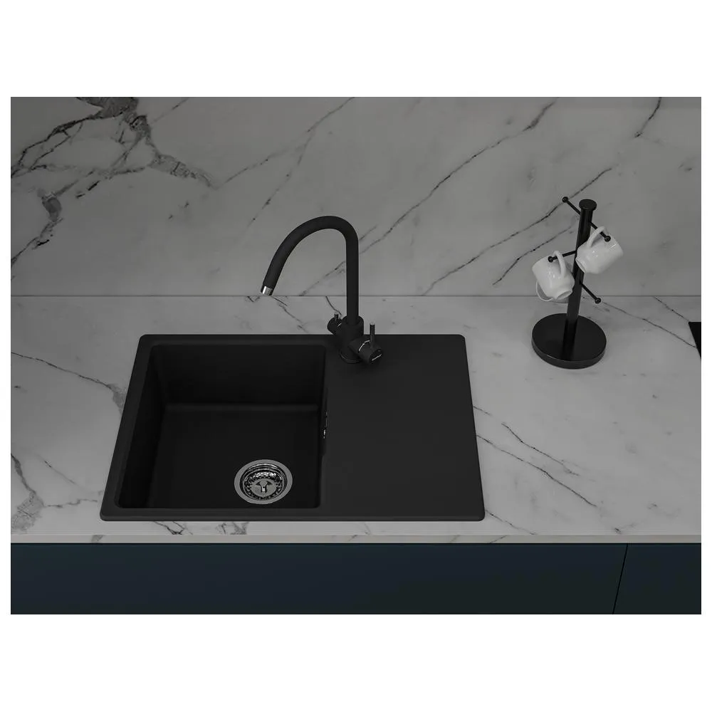 Кухонная мойка GranFest URBAN 668L, черный