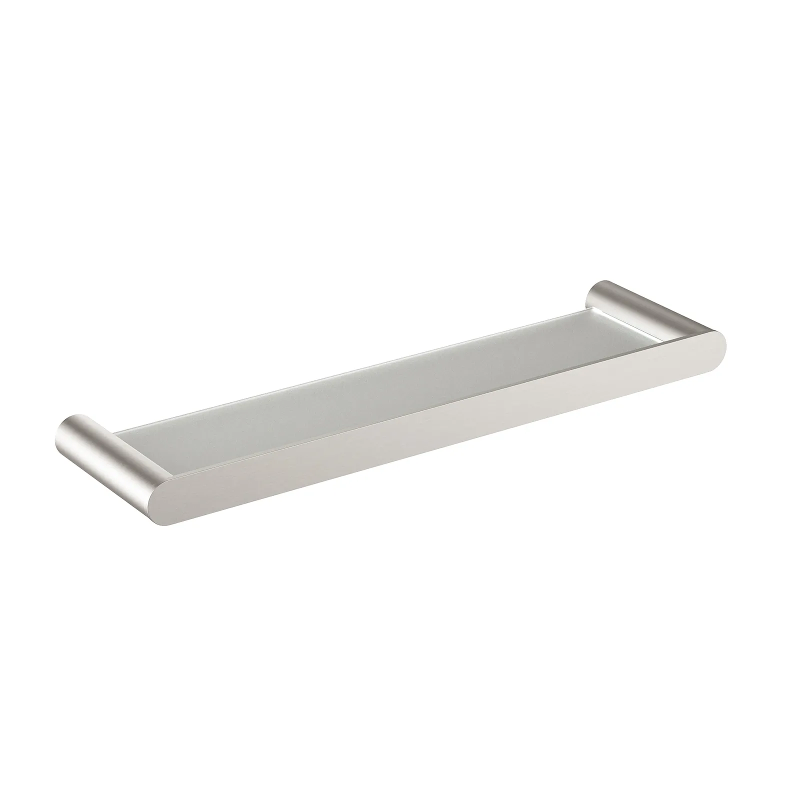 Полка стеклянная Timo Saona никель (13072/13)