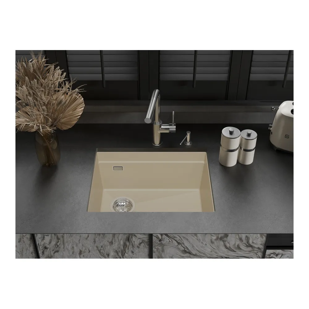 Кухонная мойка Rivelato LINO LN-554-L, темно-бежевый