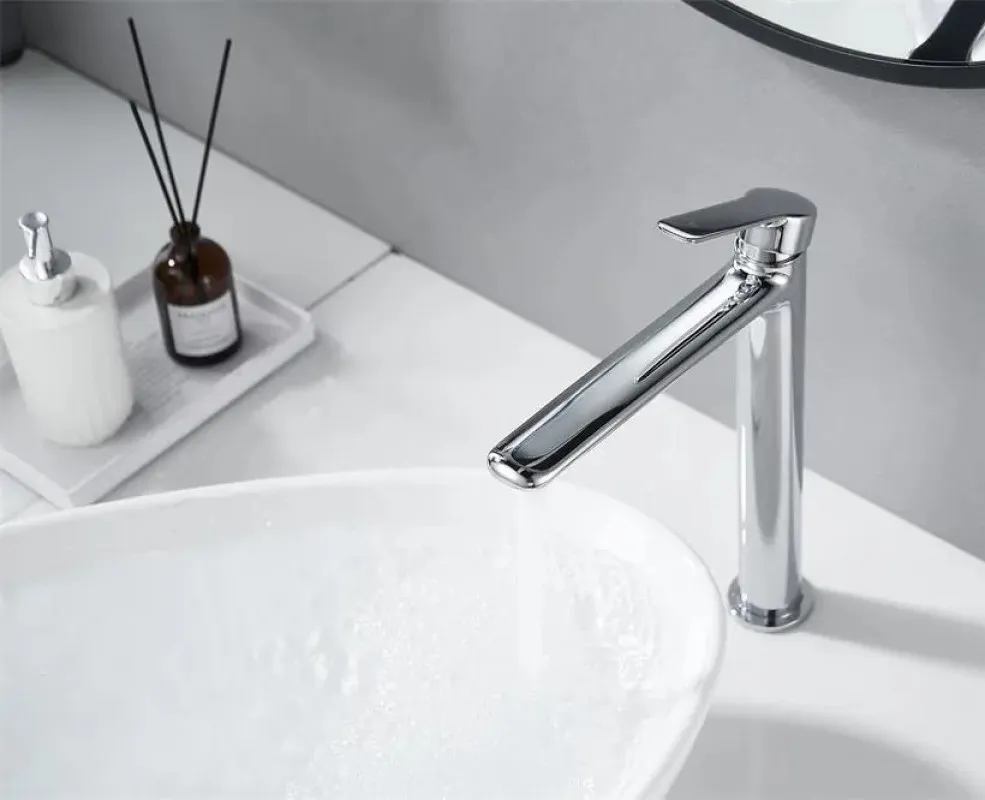 Смеситель для раковины высокий Maretti Aria AR32RF845-V, хром