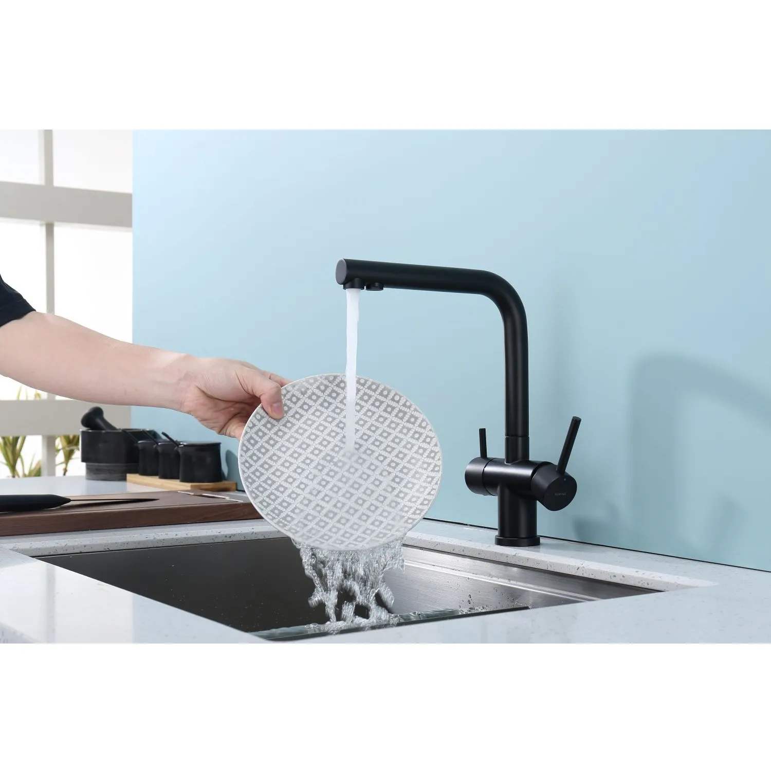 Смеситель Splenka для кухни с подключением к фильтру питьевой воды (S70.61.06)