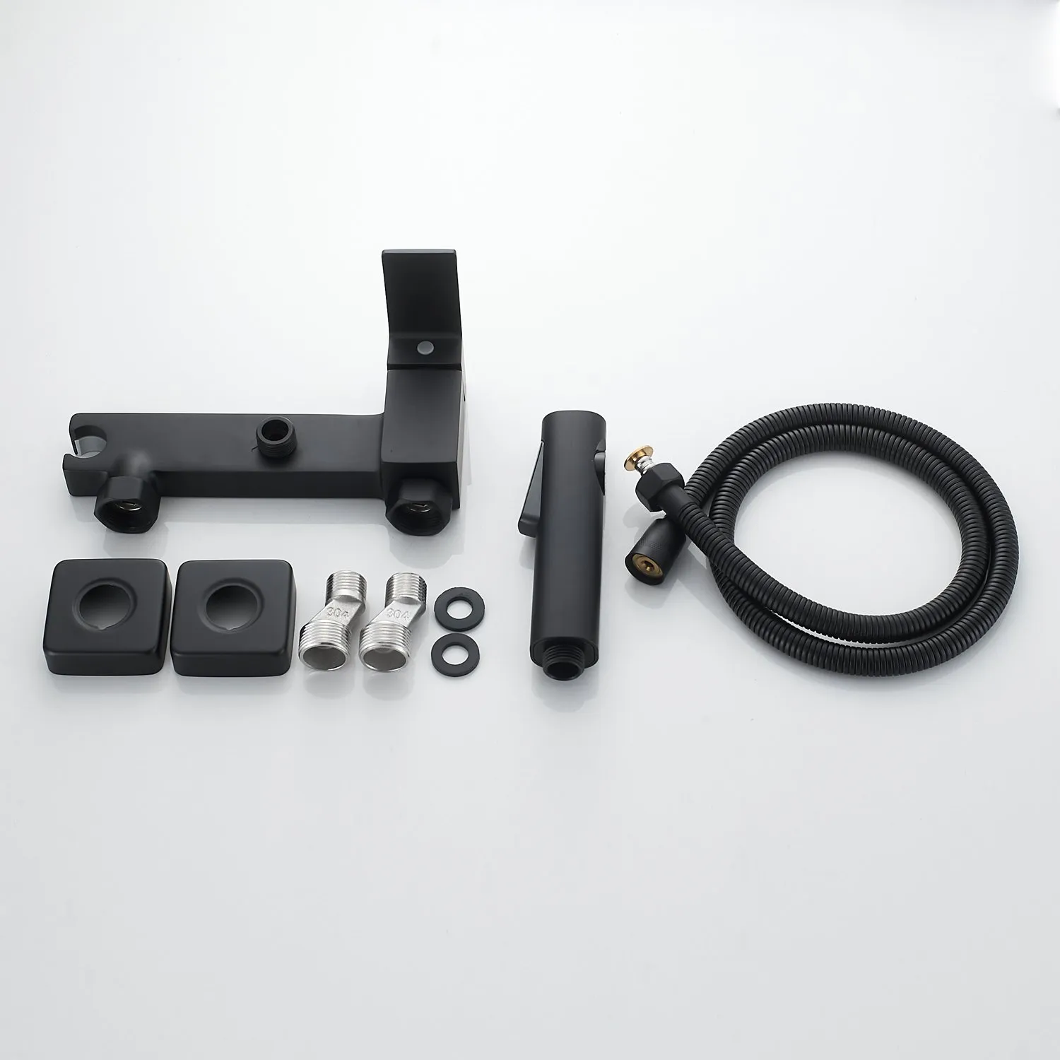 Гигиенический душ со смесителем Shevanik S9605H-1, черный