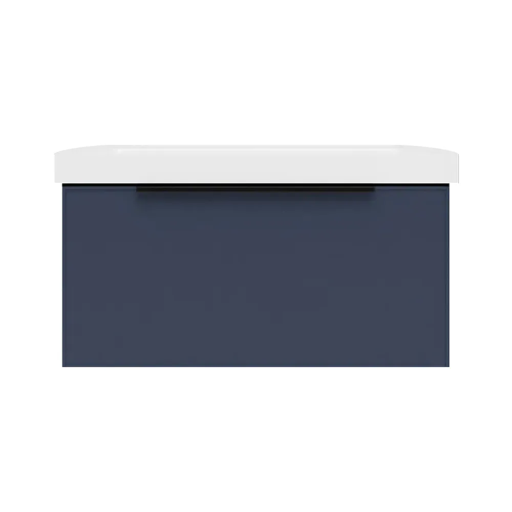 Тумба под раковину подвесная La Fenice SIMPLA FNC-01-SIM-BG-80, синяя