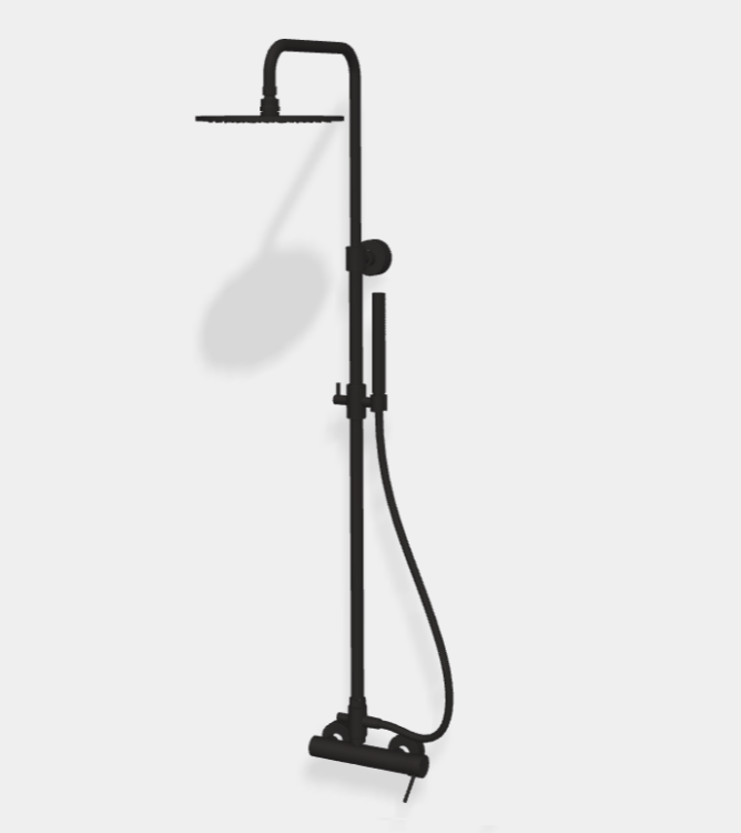 Душевая стойка Fima Carlo Frattini Shower column, черный матовый (F3035/2NS)