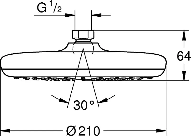 Верхний душ Grohe Tempesta 26409000