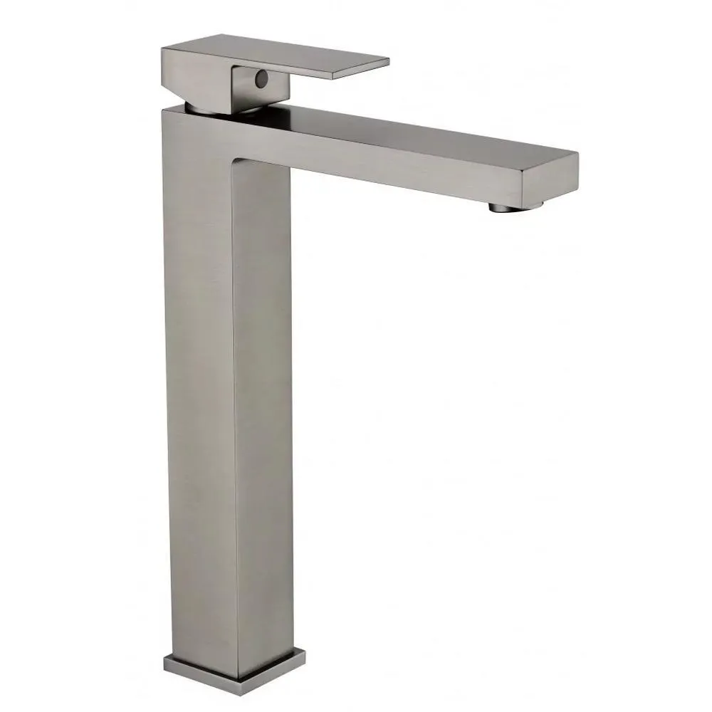 Смеситель для раковины высокий Grocenberg GB3008BG, графит