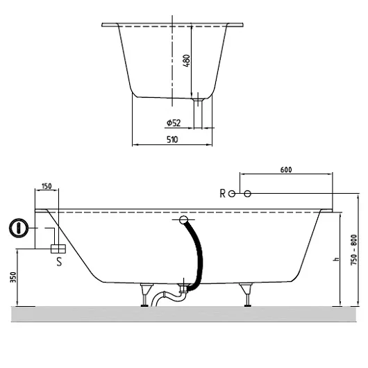 Квариловая ванна Villeroy & Boch Oberon 190х90 белый Alpin (UBQ199OBE2V-01)