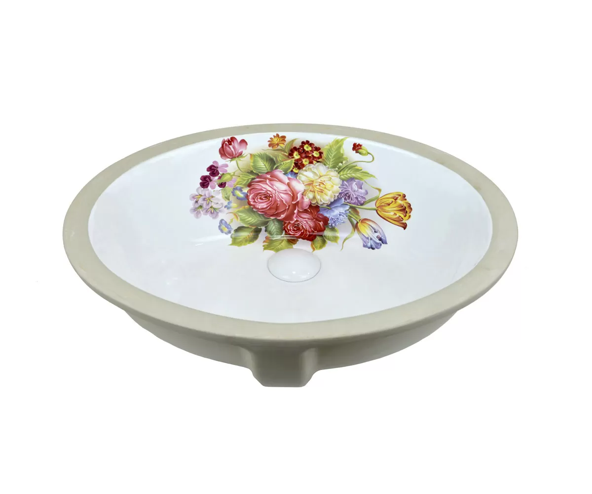 Раковина Bronze de Luxe Alsace встраиваемая под столешницу 490х400х21 (1707)