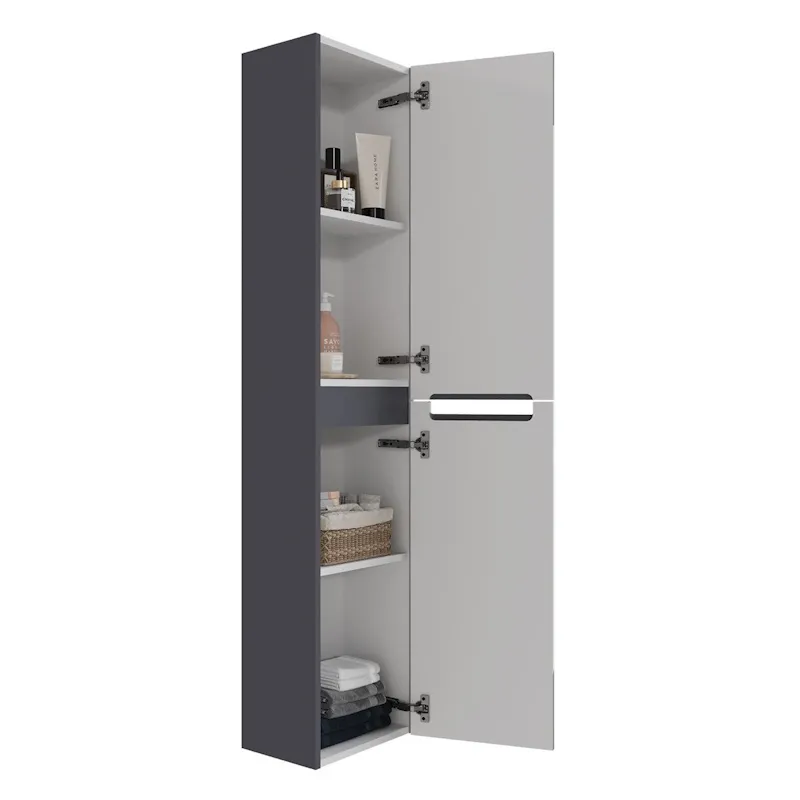 Пенал Dreja Euphoria 35 см, серый базальт