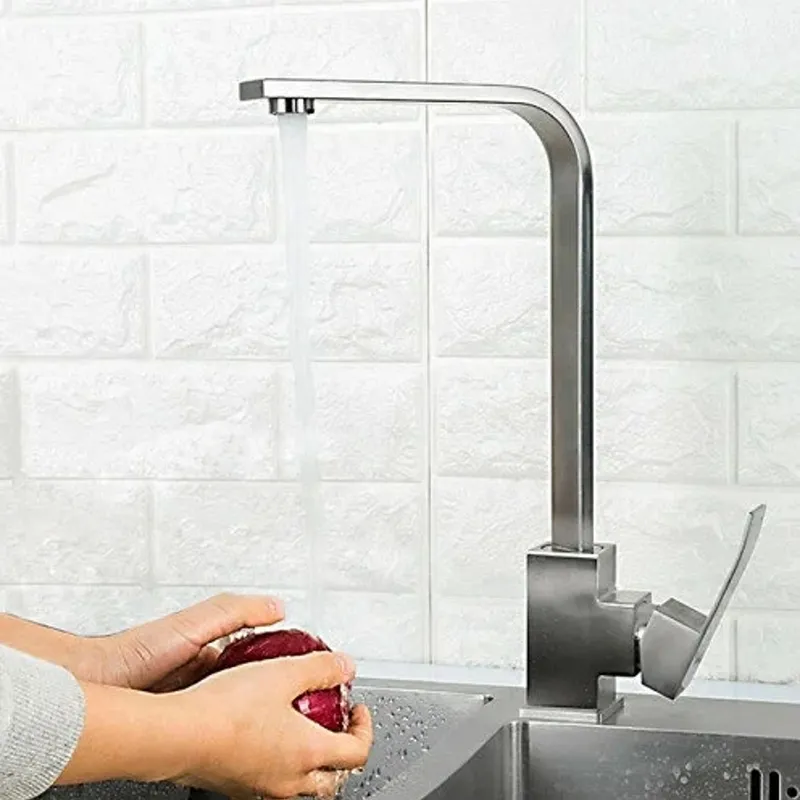 Смеситель для кухни FASHUN A54018, сатин