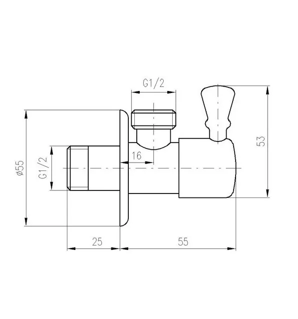 Запорный вентиль Rav Slezak ROH001Z
