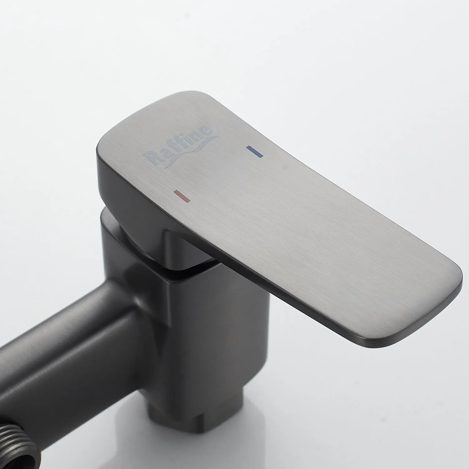 Гигиенический душ со смесителем Raffine F0599T-1, оружейная сталь