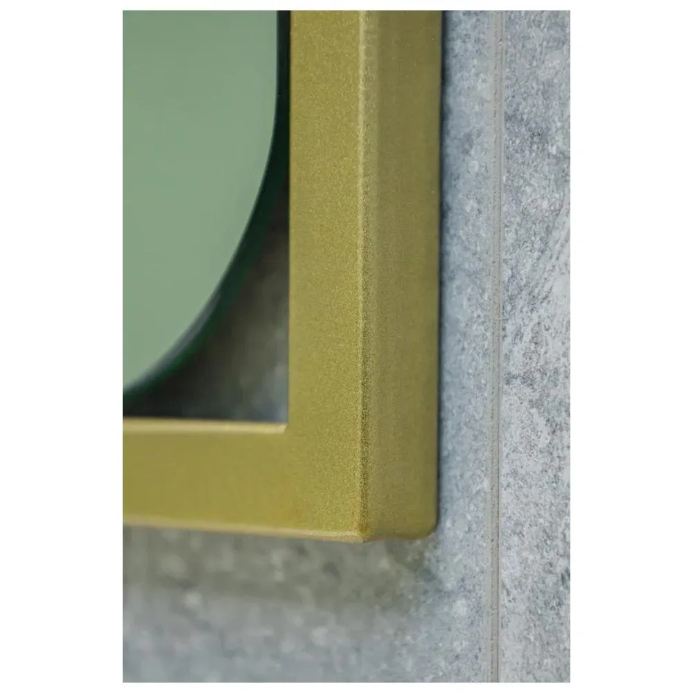 Зеркало Silver Mirrors Hanna 500х1000 (металлическая рама, цвет золото)