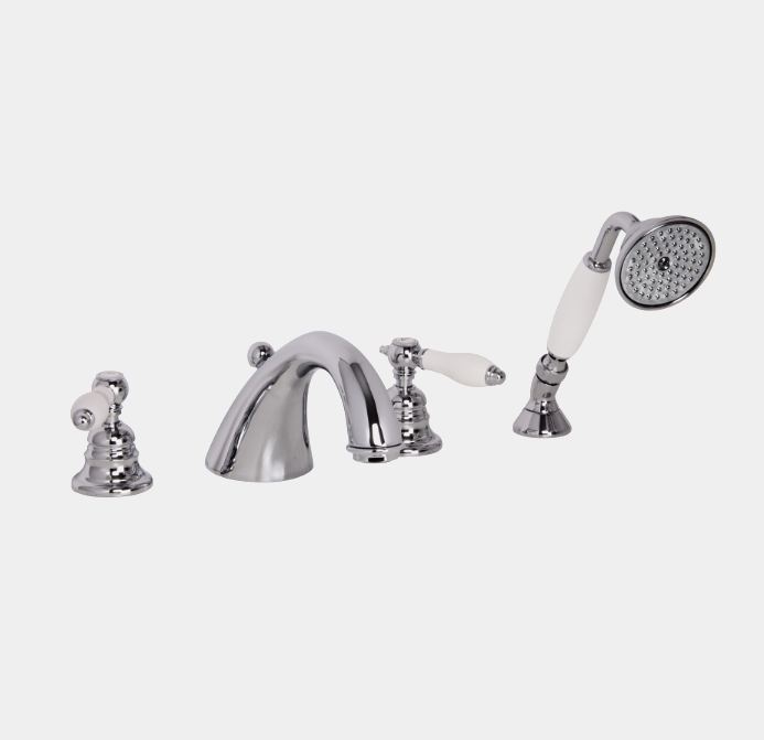 Смеситель для ванны и душа Fima Carlo Frattini Herend, золото (F5414OR)