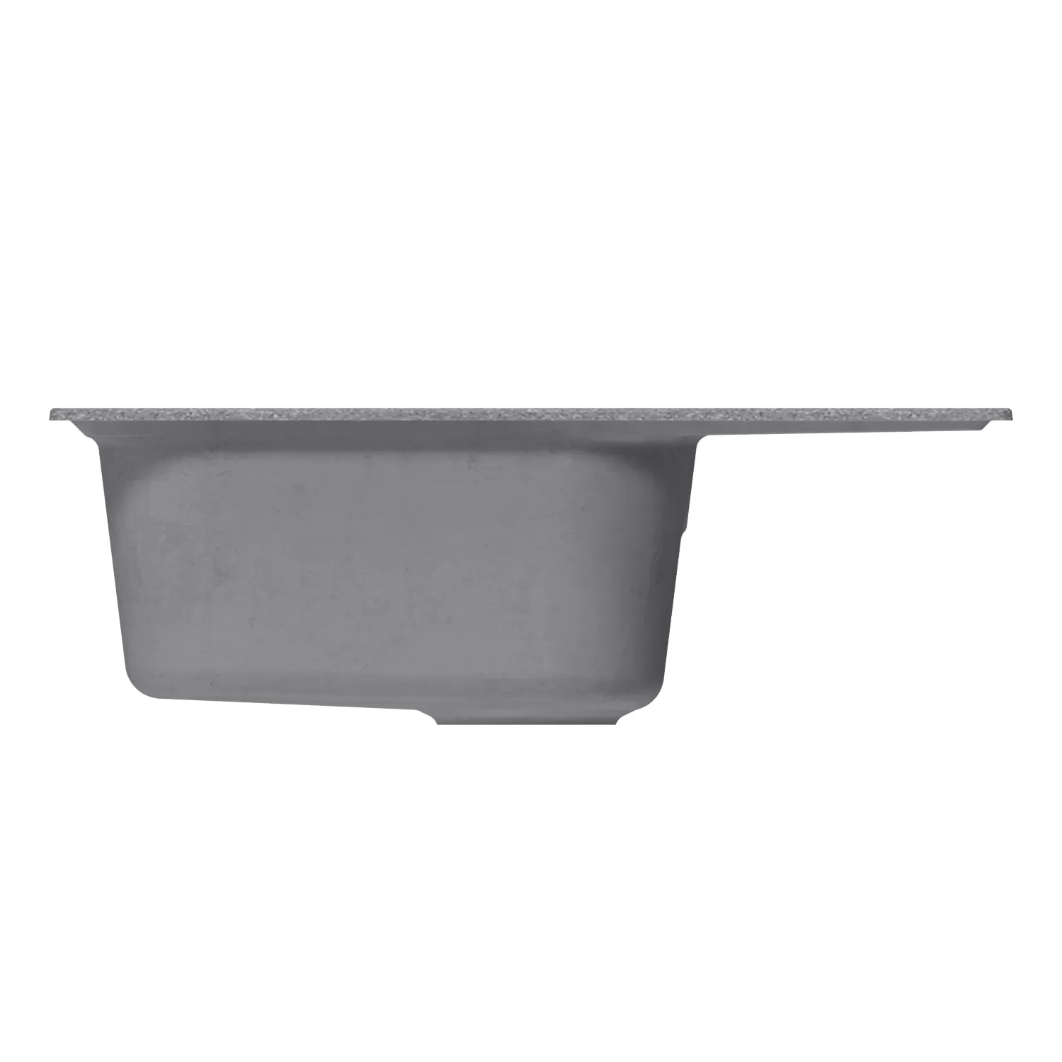 Мойка MIXLINE ML-GM18 с крылом  графит (342) 640*490*190мм NEW (551976)