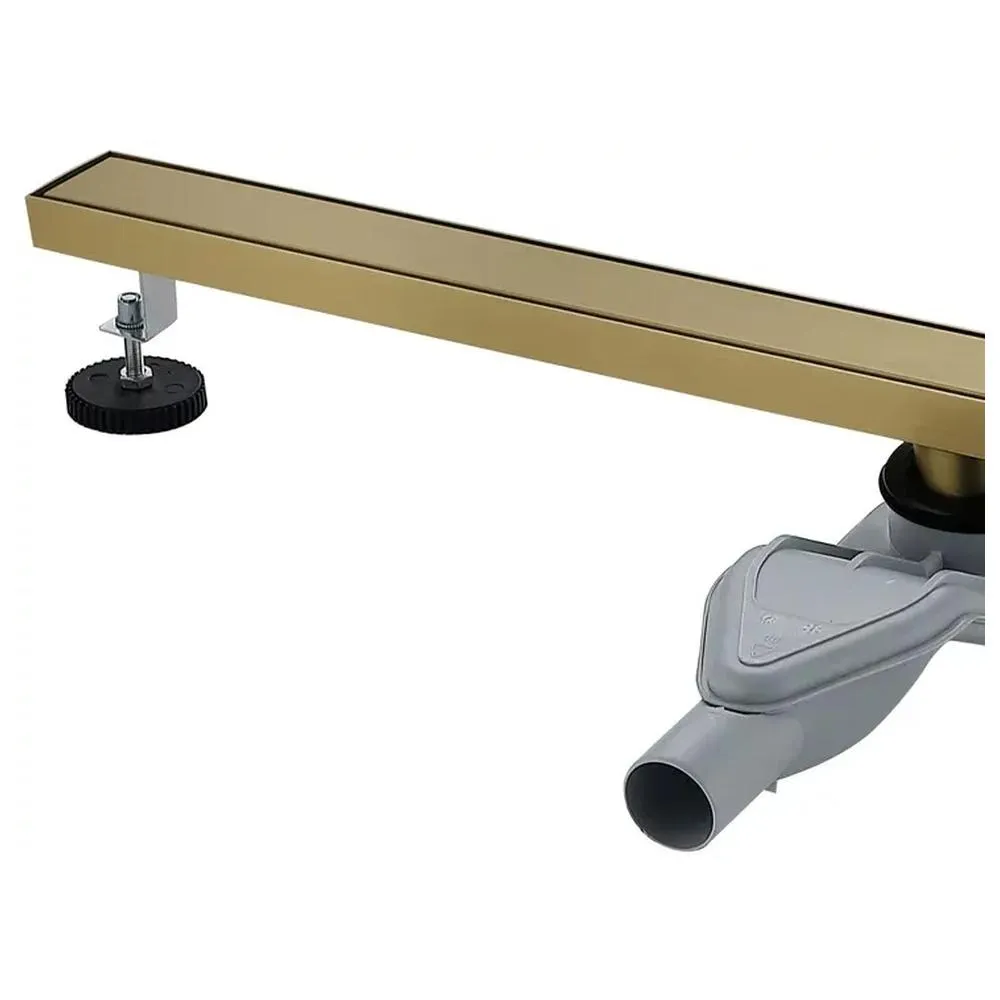 Душевой лоток Grocenberg T900, матовое золото