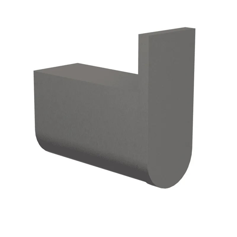 Крючок для ванной комнаты Knotlor RH102GM, оружейная сталь