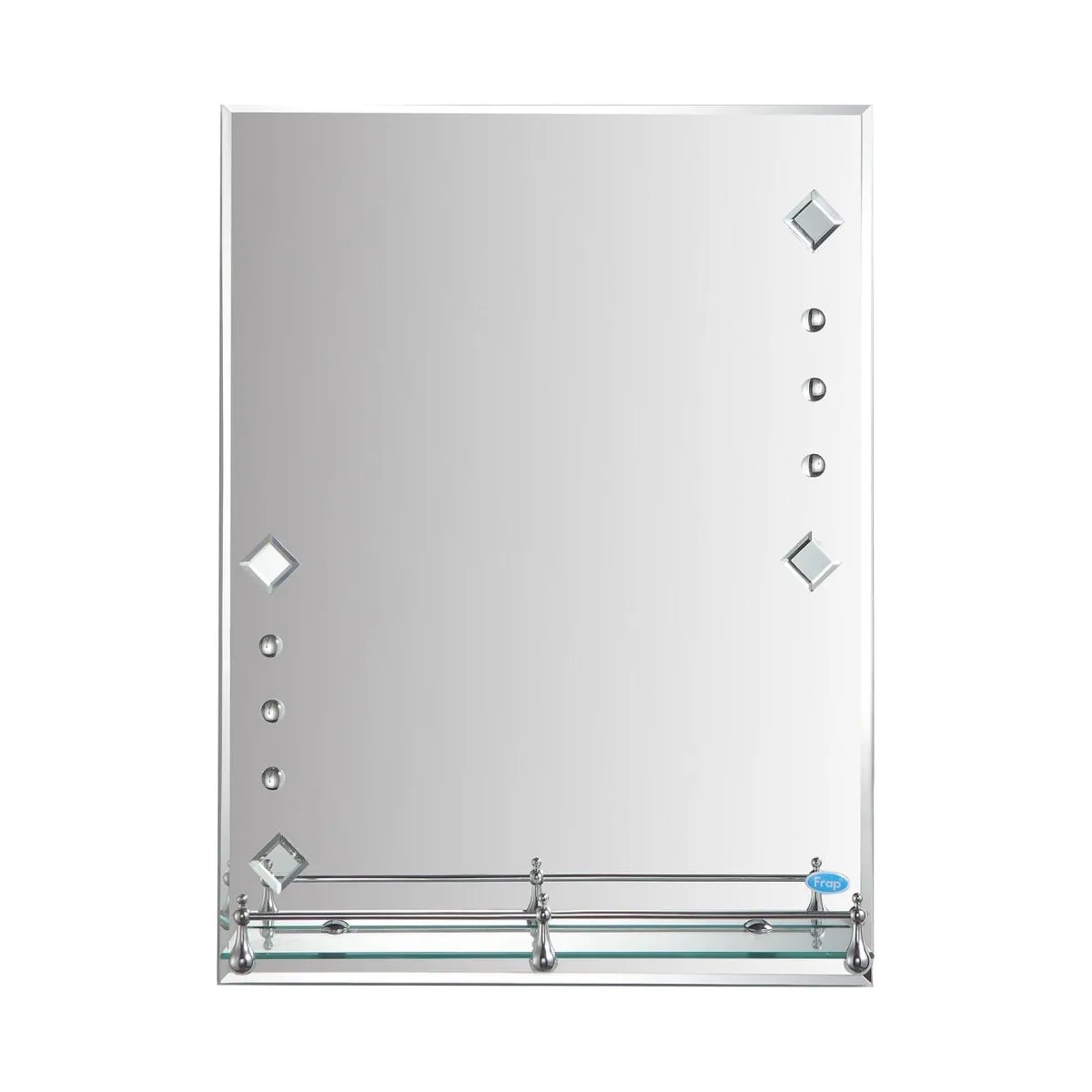 Зеркало с полочкой Frap F692, 600х450