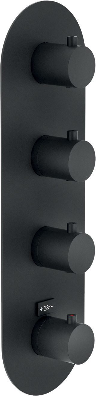 Смеситель для душа Nobili Live WE00104/TBM (на 4 выхода) Velvet black