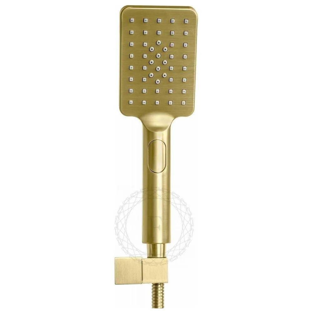 Душевая система встраиваемая FILARETE Waterfall FL1010MG, матовое золото