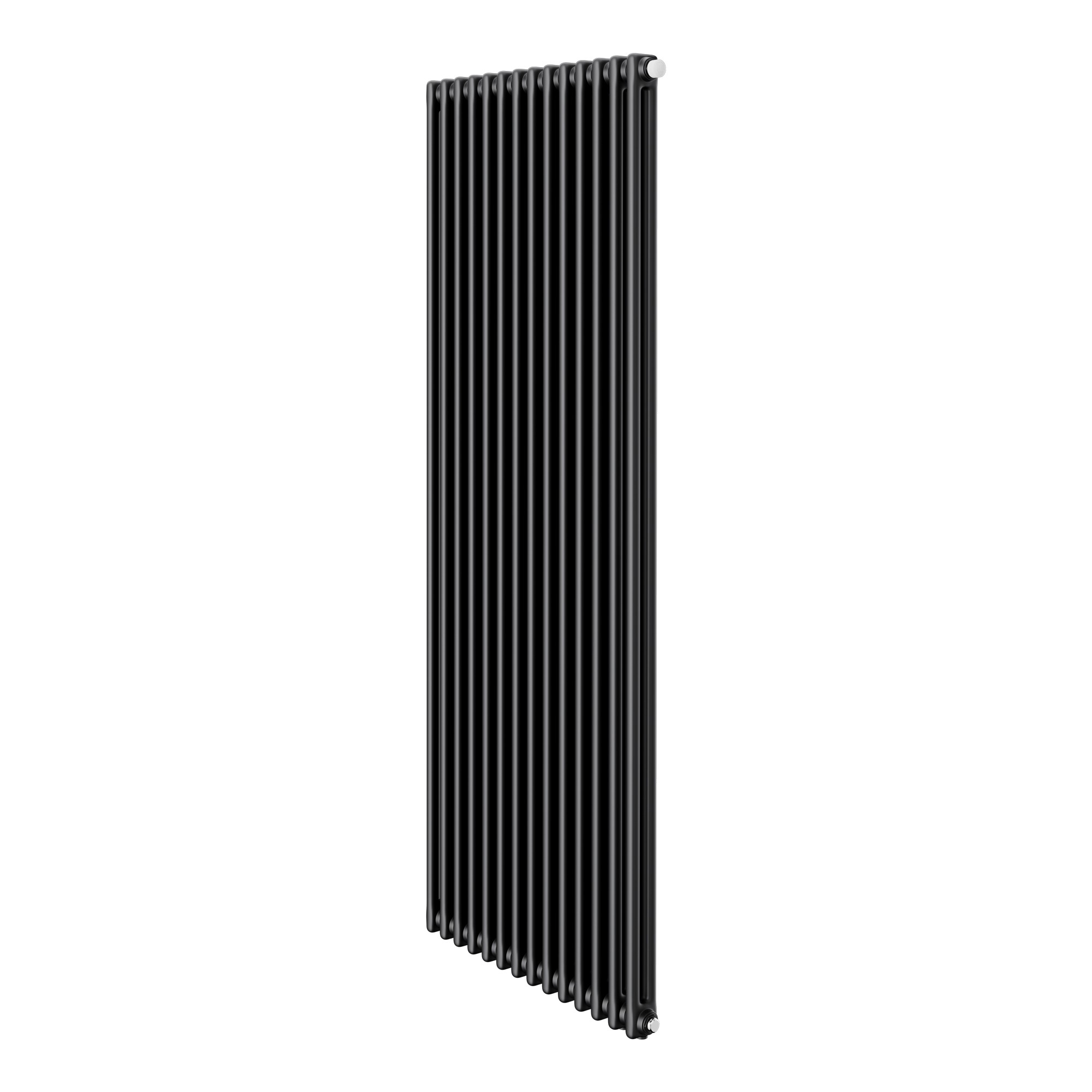 Трубчатый дизайн-радиатор Royal Thermo Insignia VC2180 14 секций, черный, нижнее подключение