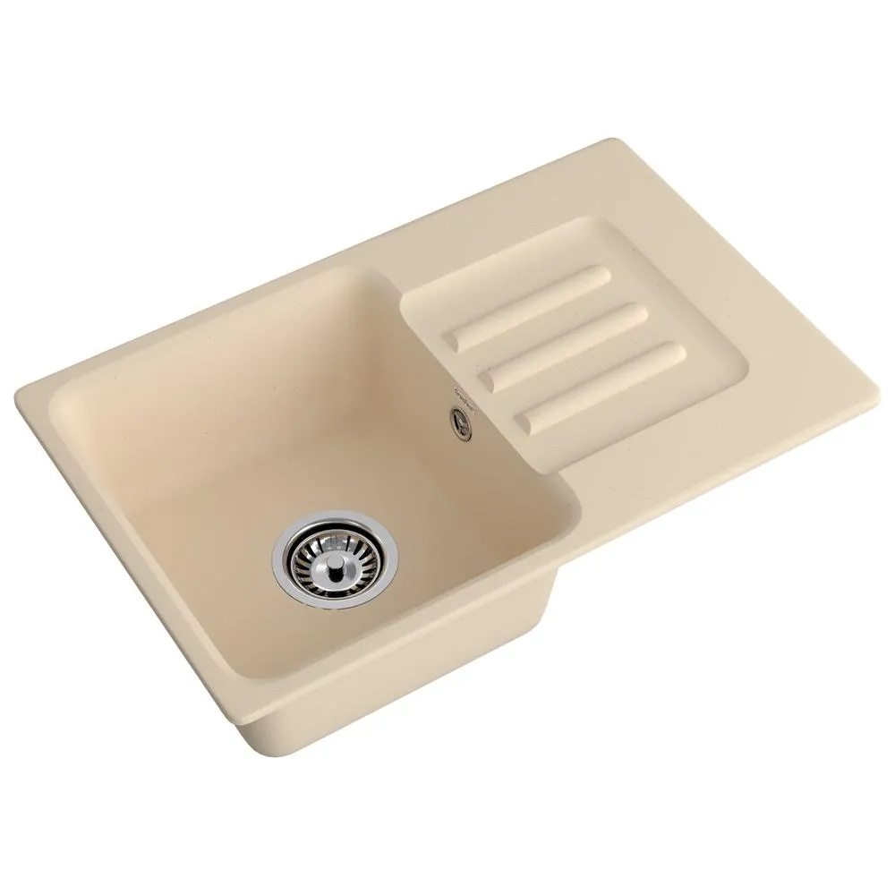 Кухонная мойка GranFest SMART 680L, бежевый