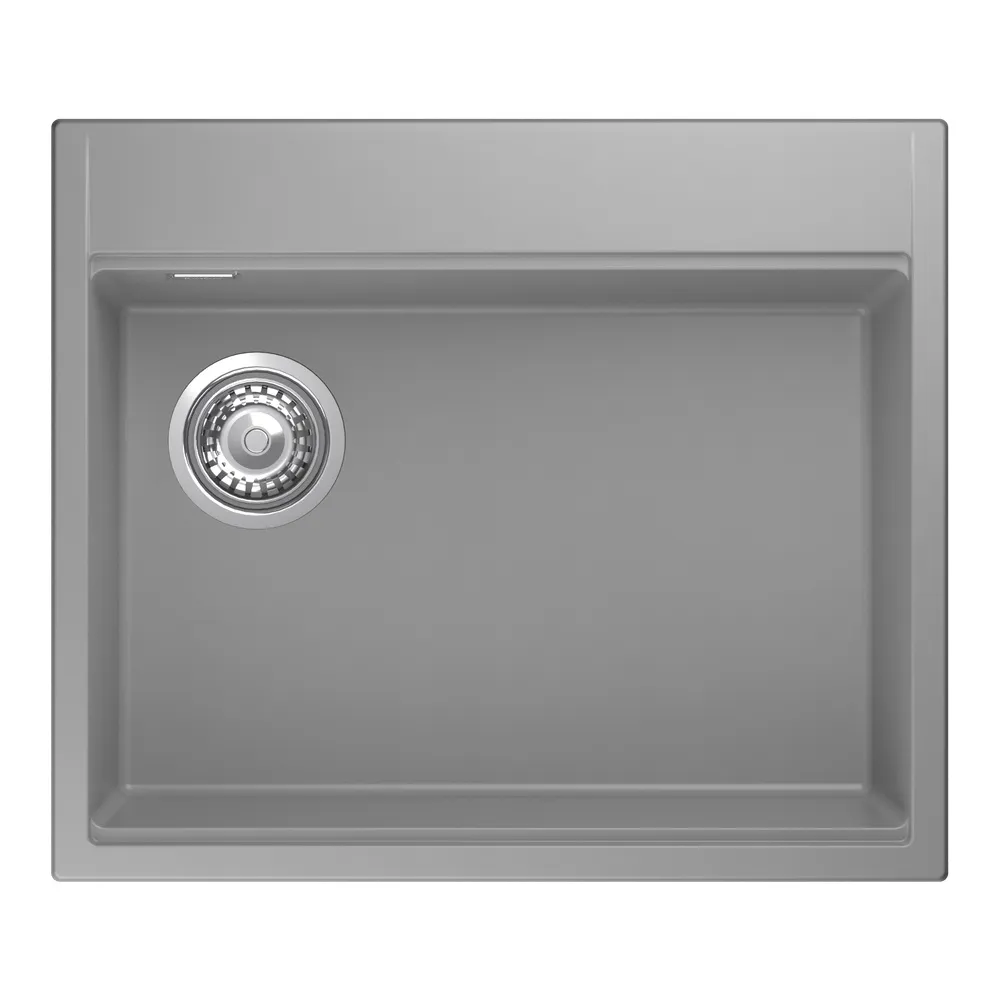 Кухонная мойка Rivelato TESORO TR-605-L, серый металлик