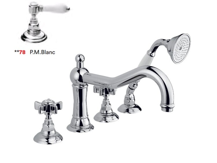 Смеситель для ванны и душа Nicolazzi P.Mont Blanc, Chrome (1449 CR 78)
