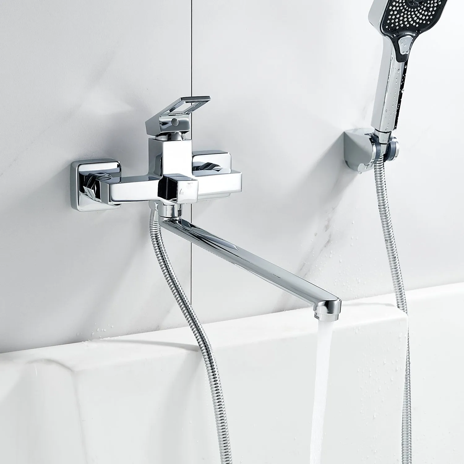 Смеситель для ванны Raffine F2296, хром