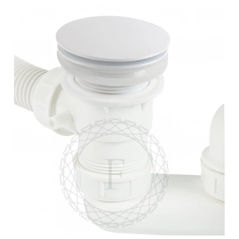 Слив-перелив (автомат, 90 см.) FILARETE FL90W, белый