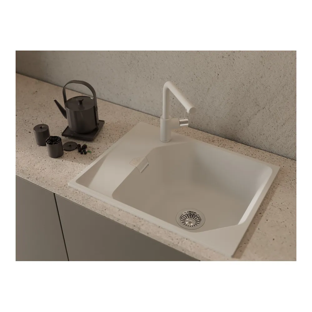 Кухонная мойка Rivelato LOCUS LS-65, иней