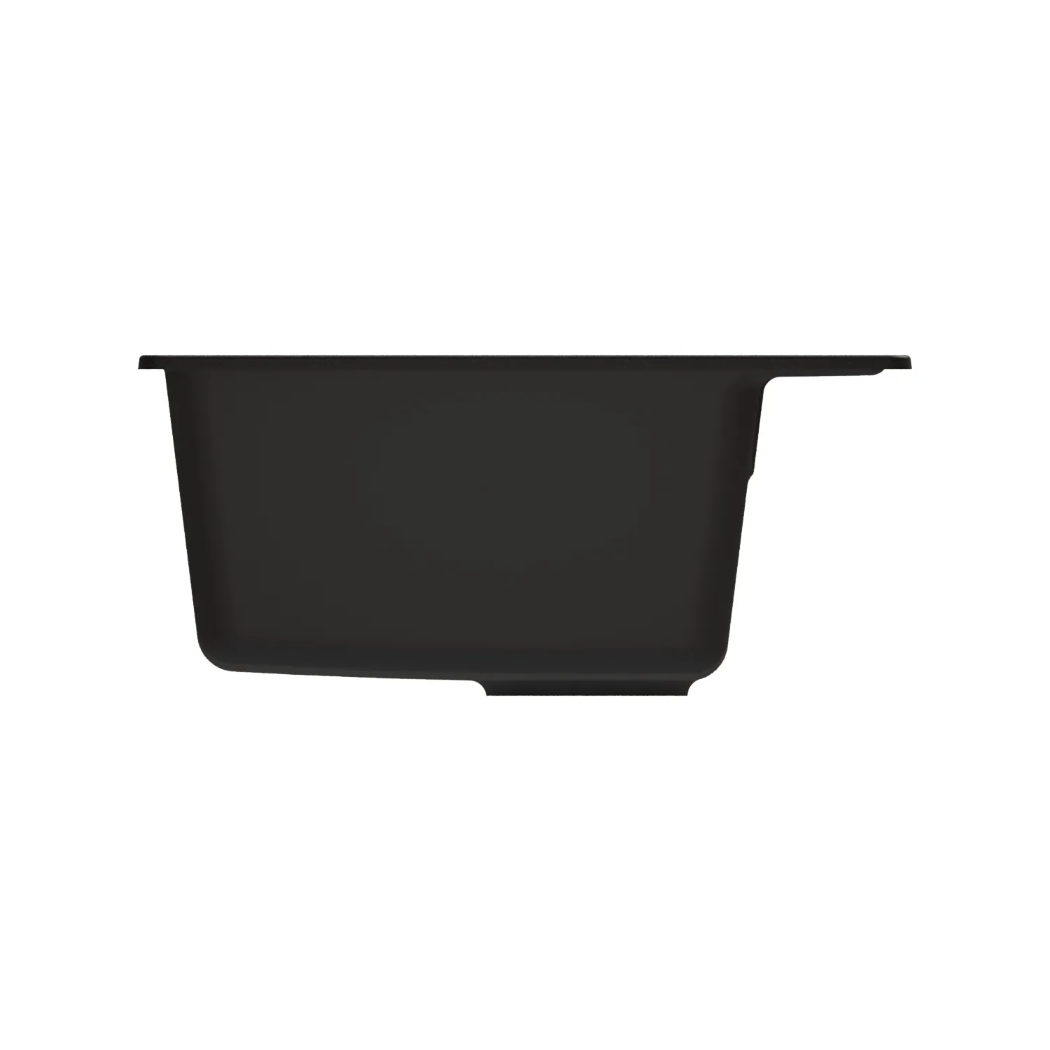 Мойка MIXLINE МЛ-ГМ08 (ML-GM08) КОМФОРТ ультра-черная  (344), 500*500*200мм (558729)