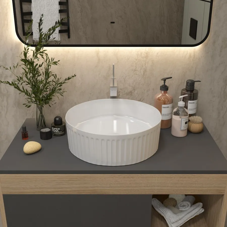 Раковина чаша Maretti RE13PD36-844, белая