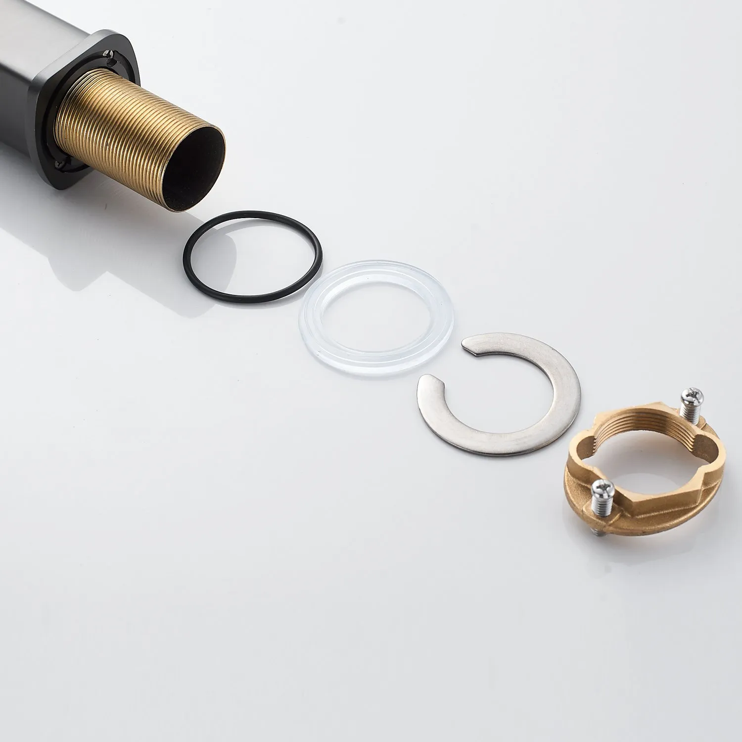 Смеситель для раковины Shevanik S9911T, оружейная сталь