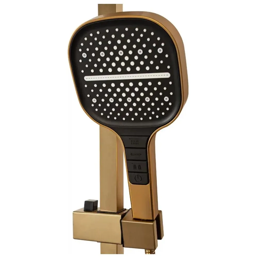 Душевая система Hansberge H5070MG, матовое золото