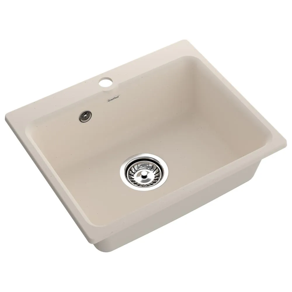 Кухонная мойка GranFest SMART 520, белый