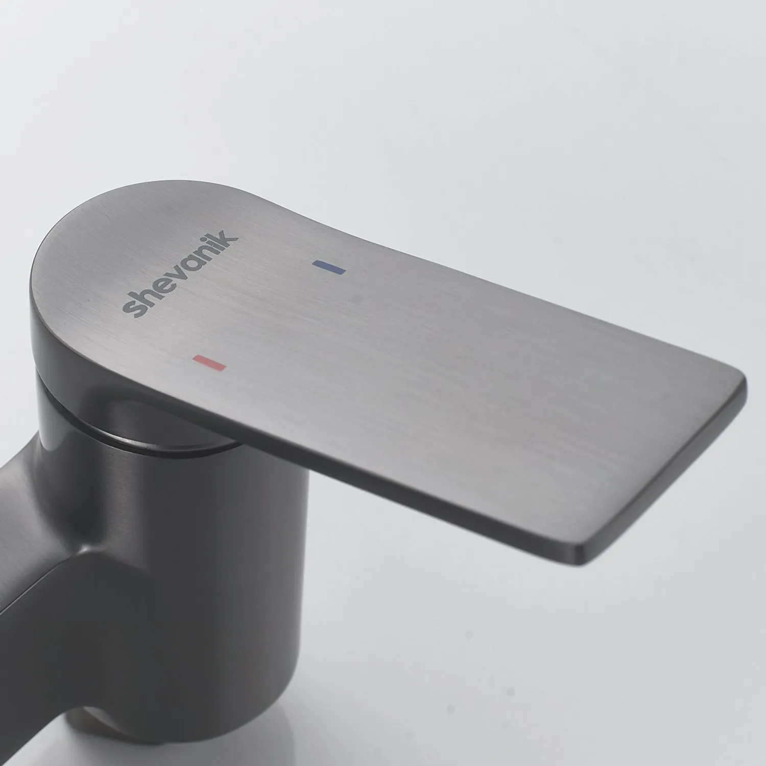 Гигиенический душ со смесителем Shevanik S4105T-1, оружейная сталь