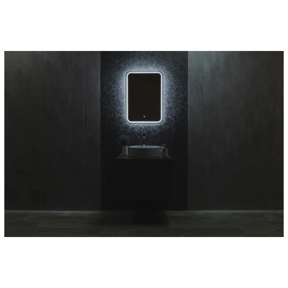 Зеркало Silver Mirrors Malta-Lite 500х700 (открытая подсветка, сенсорный выкл.)