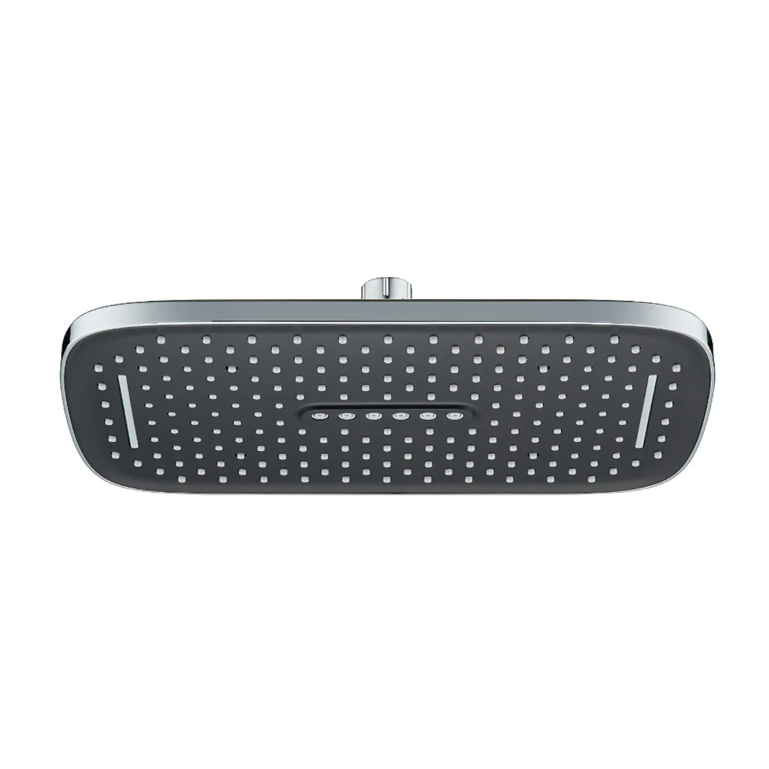 Лейка верхняя для душа Splenka S451.53 прямоугольная 320*210мм пластик/силикон, хром