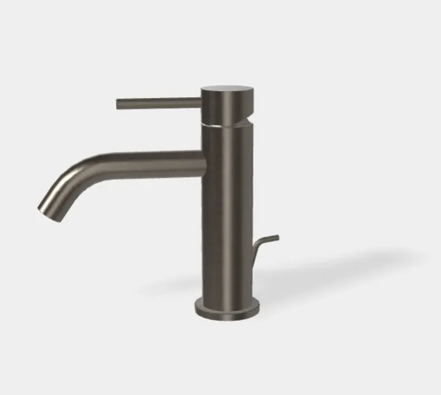 Смеситель для раковины Fima Carlo Frattini Spillo Up, брашированный чёрный хром (F3031XSCS.1)