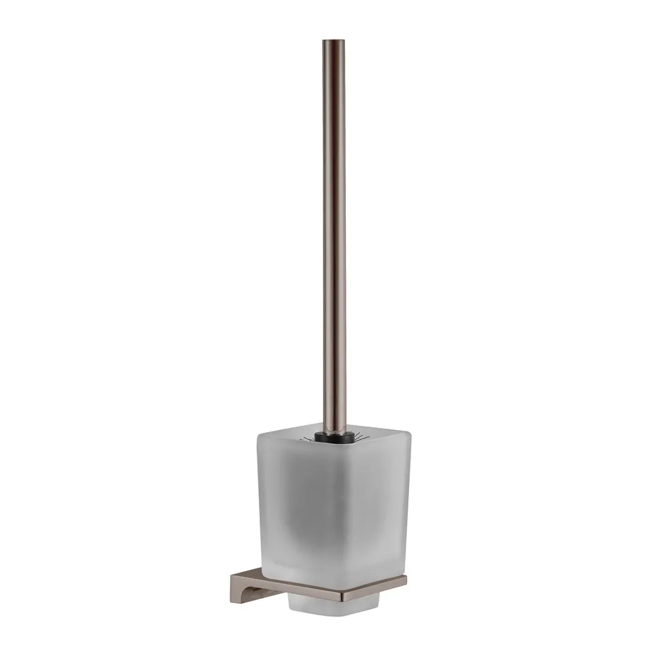 Ершик для унитаза Rav Slezak NIL NLA0500MGL, серый металлик глянцевый