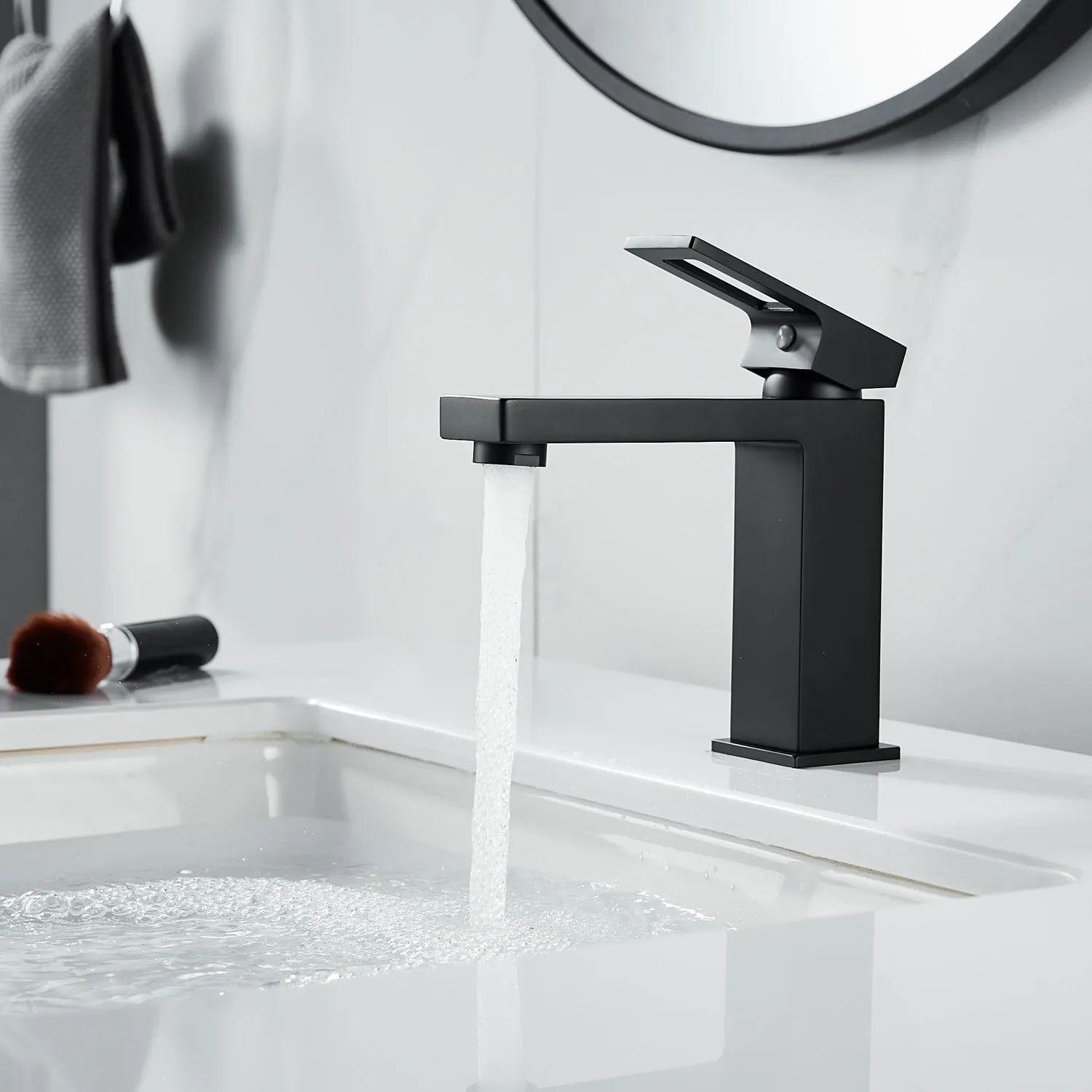 Смеситель для раковины Raffine F0196H, черный