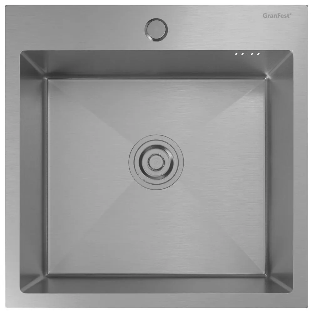 Кухонная мойка GranFest 5050, нержавеющая сталь