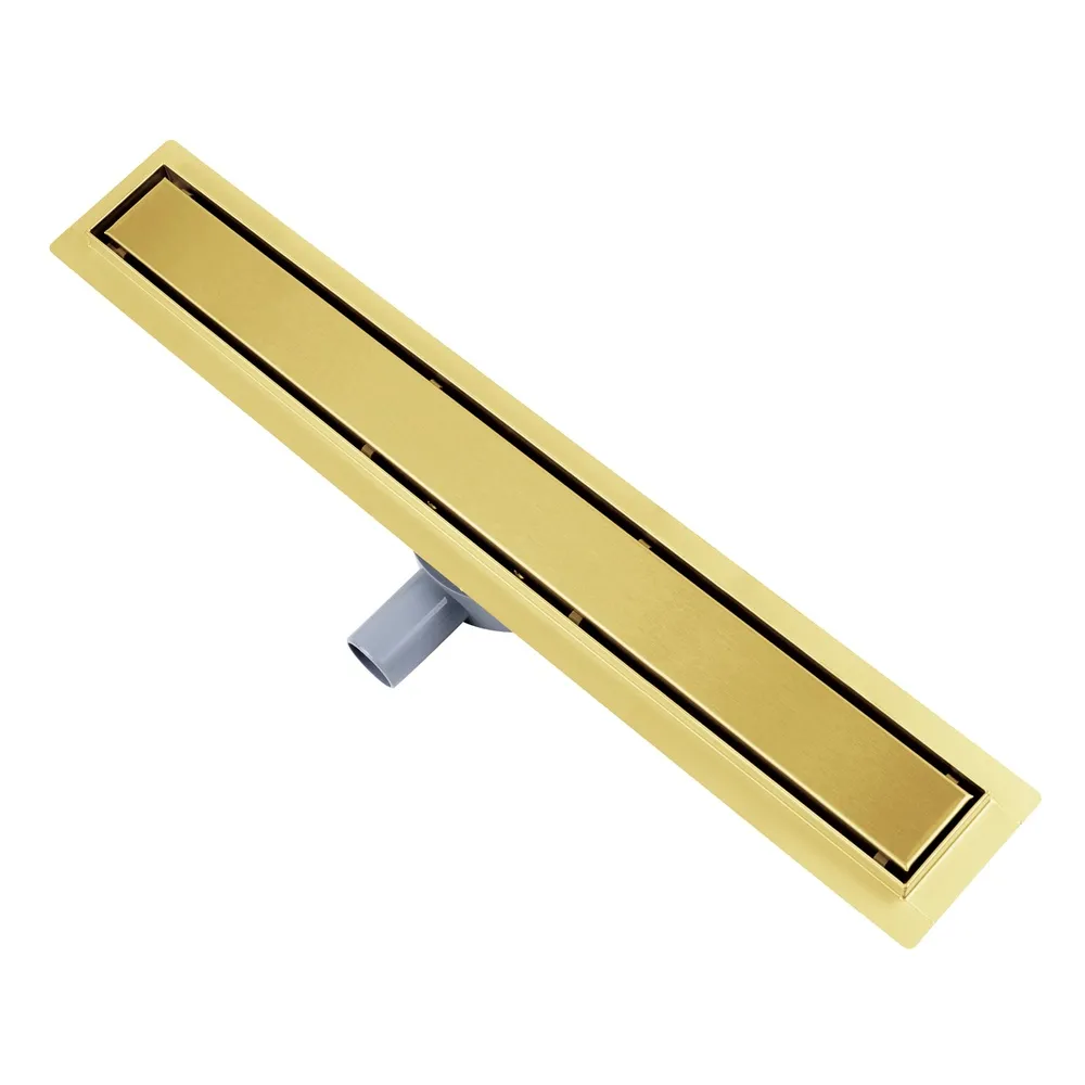 Душевой лоток (двухсторонняя решетка) Raglo R652.80.03, золотой сатин