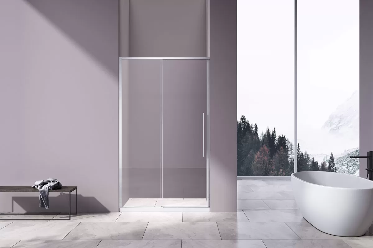 Душевая дверь Vincea Slim-N (VDS-4SN130CL) 1300х1950 мм, хром, стекло прозрачное