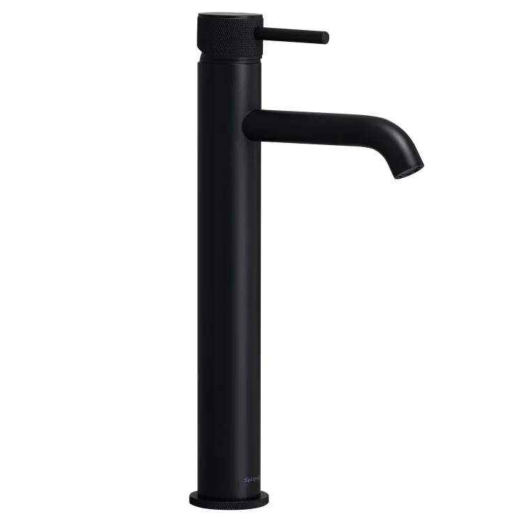 Смеситель для раковины Splendy Passion высокий черный матовый (PA201305GK1BM)