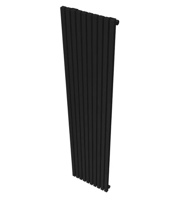 Радиатор КЗТО QUADRUM 30 V 1 1750-4 черный матовый муар, боковое подключение