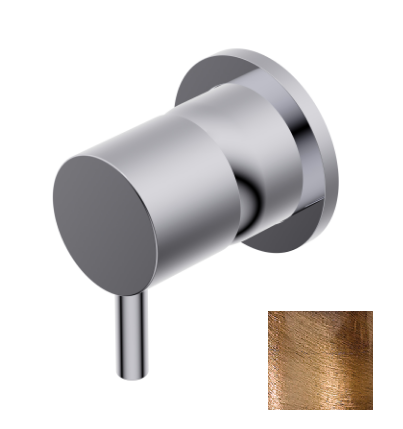 Смеситель для душа Ritmonio Diametro35 S, на 1 потребитель, Brushed bronze (PR52FC201BRX)